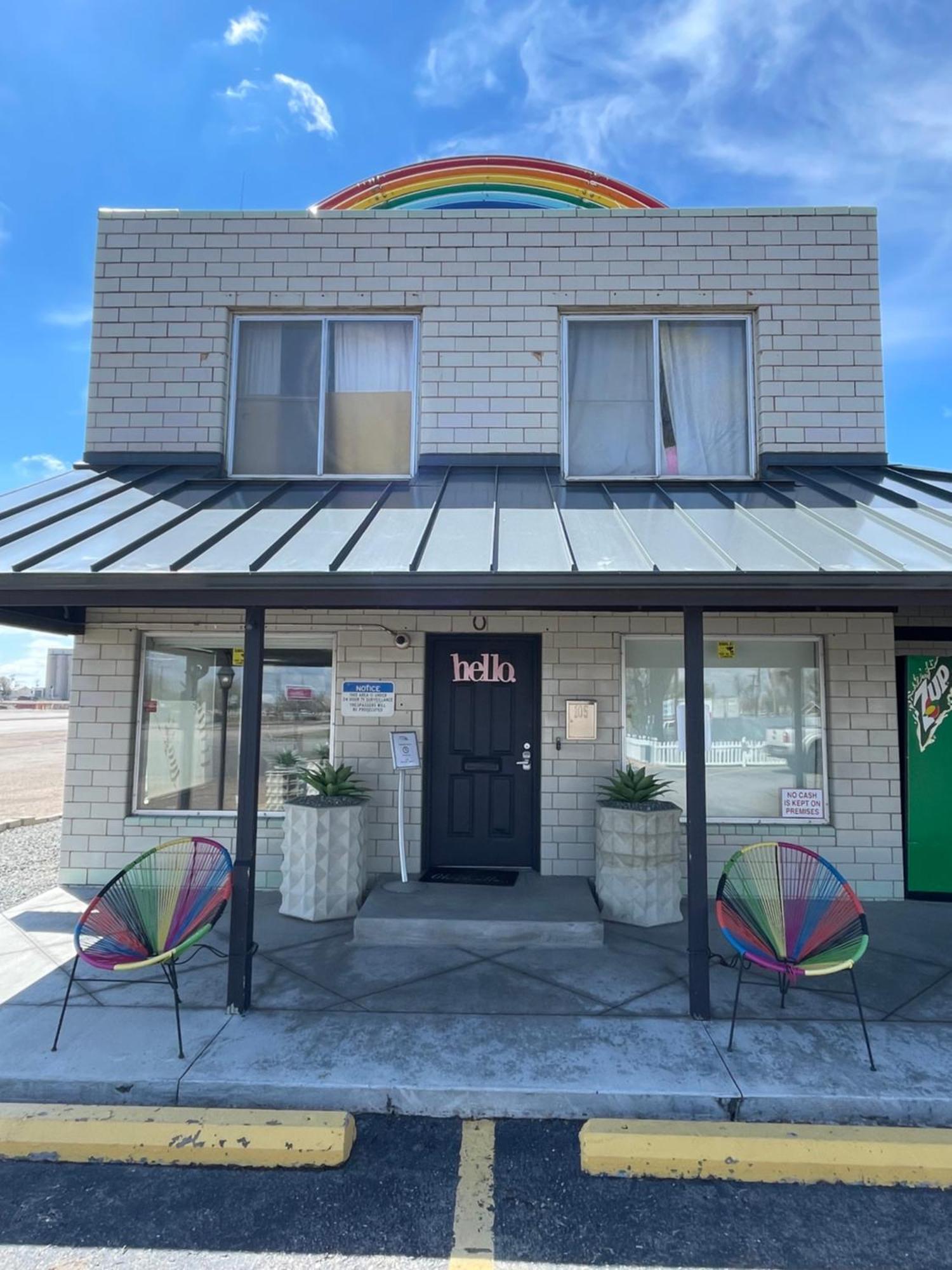 Rainbow Motel Greeley Bagian luar foto